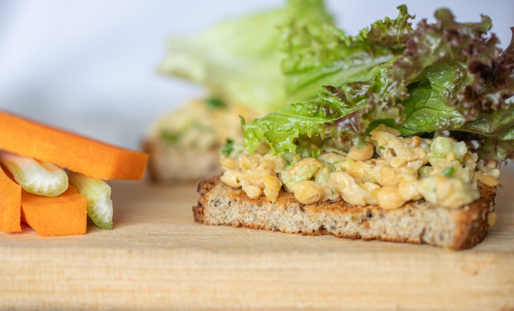 What’s for lunch? A delicious chickpea salad&nbsp;sandwich